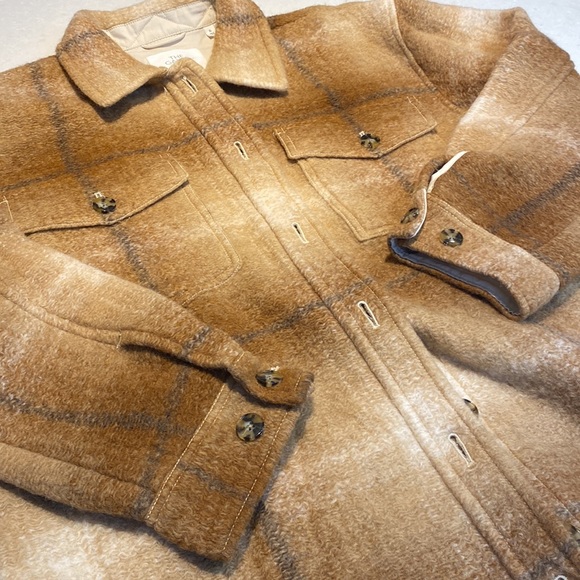 New Wilfred Free The Ganna Shirt Jacket Size XL COLOUR Elaine WLDWD BROWN⭐️⭐️⭐️ - Picture 10 of 17